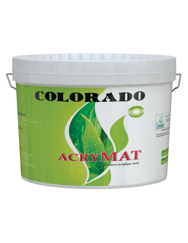 PEINTURE Acrymat ECOLABEL - COLORADO COLORADO - DROGUERIE 