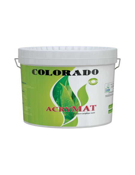 PEINTURE Acrymat ECOLABEL - COLORADO COLORADO - DROGUERIE 