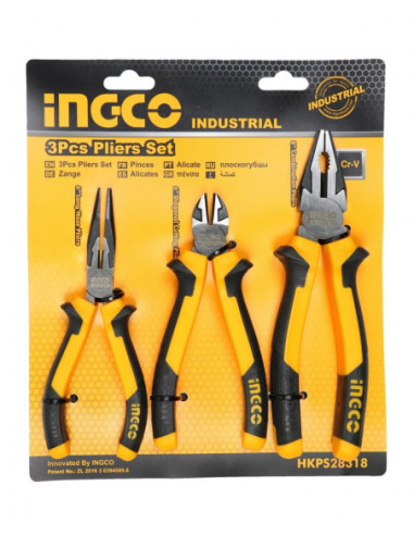 Série de 3 pinces - INGCO INGCO - DROGUERIE 