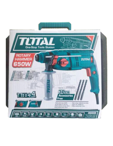  Marteau Perforateur SDS PLUS 650W - TOTAL Total - OUTILLAGE ELECTROPORTATIF 
