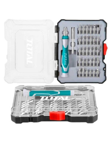 Jeu embouts tournevis 32PCS - TOTAL Total - DROGUERIE 