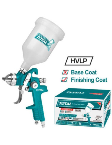 PISTOLET DE PEINTURE PRO HVLP 600cc - TOTAL Total - DROGUERIE 