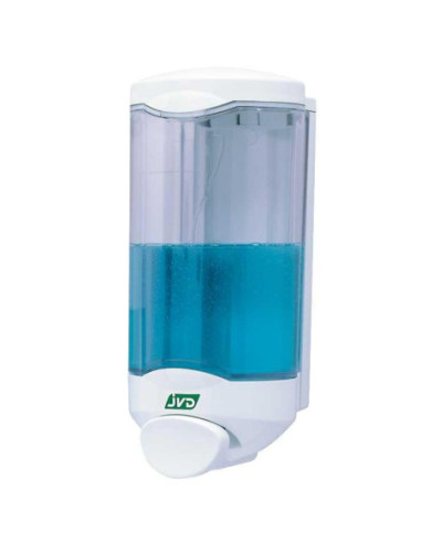 Distributeur de savon gelifié à poussoir Crystal blanc - JVD JVD - Distributeurs de savon 