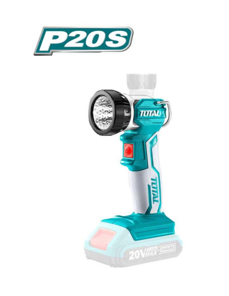 Lampe de poche à batterie au lithium 20V - TOTAL Total - OUTILLAGE ELECTROPORTATIF 