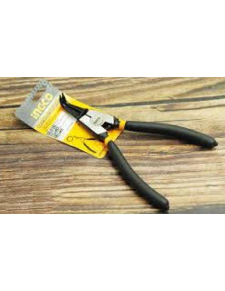 Pince circlips exterieur à tête courbée 180mm - INGCO INGCO - Petit outillage 