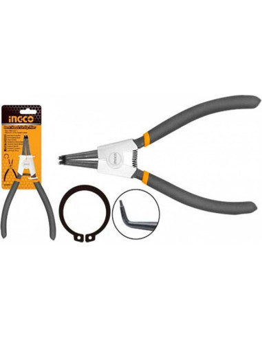  Pince circlips exterieur à tête courbée 180mm - INGCO INGCO - Petit outillage 