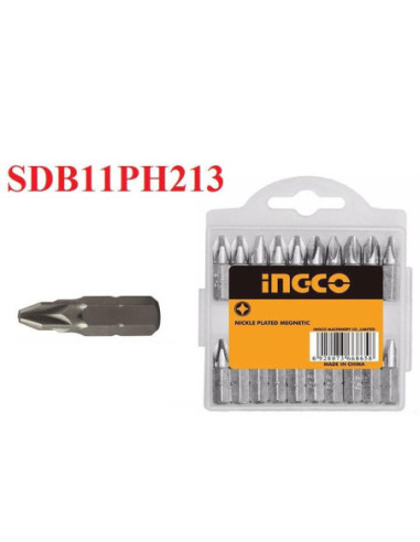  Set de 20 embouts PH2 25mm - INGCO INGCO - OUTILLAGE ELECTROPORTATIF 