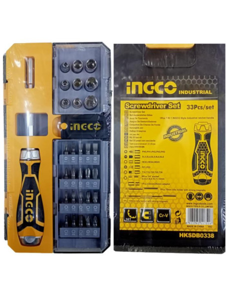Set de 33 pièces pour tournevis - INGCO INGCO - DROGUERIE 
