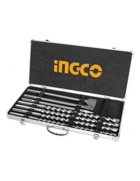  Jeu de forets marteau et burin SDS Max - INGCO INGCO - DROGUERIE 