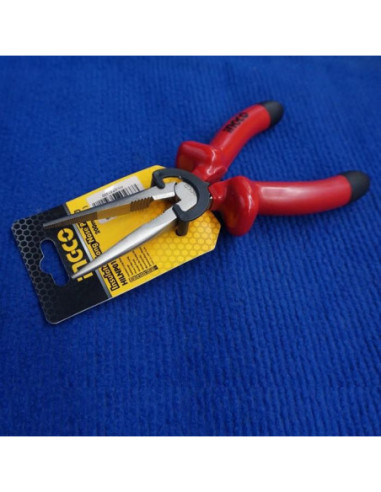  Pince à long nez isolée 1000V - 200mm(8") - INGCO INGCO - DROGUERIE 