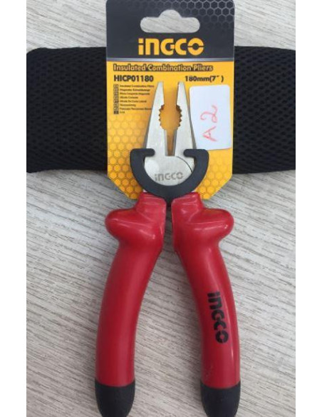 Pince universelle isolée-  1000V - 200mm(8"") - INGCO INGCO - DROGUERIE 
