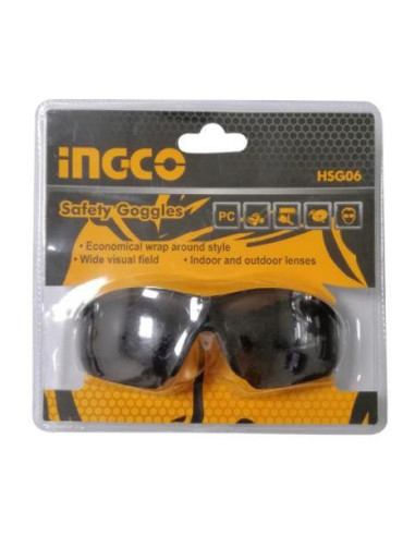  LUNETTES DE SÉCURITÉ NOIRES - INGCO INGCO - DROGUERIE 