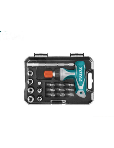  SET DE TOURNEVIS 18PCS À POIGNÉE EN T - TOTAL Total - DROGUERIE 