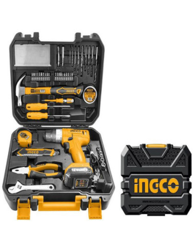 Coffret visseuse 12V + 126 outils/ accessoires INGCO - Nos catégories 