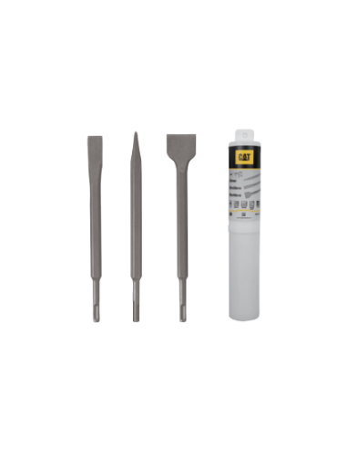 JEU BURIN CAT 3 PCS CATERPILLAR ( CAT ) - OUTILLAGE ELECTROPORTATIF 