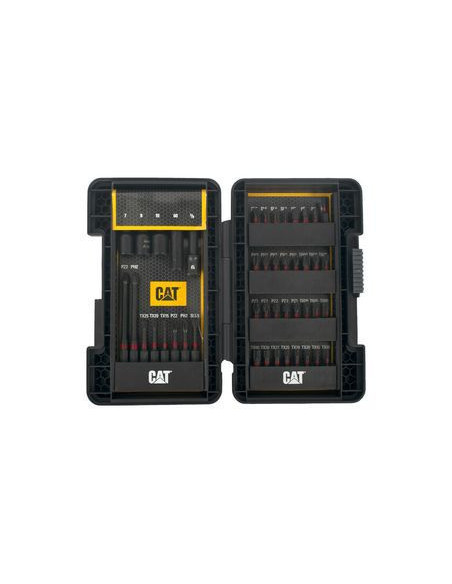  ASSORTIMENT EMBOUTS 45 PCS CATERPILLAR ( CAT ) - OUTILLAGE ELECTROPORTATIF 