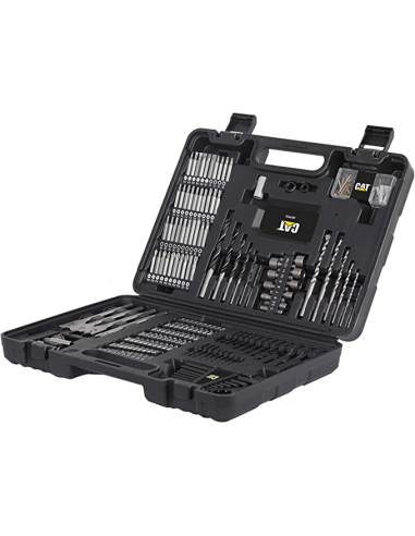 ASSORTIMENT EMBOUTS ET ACCESSOIRES DE PERCAGE 201PC CATERPILLAR ( CAT ) - OUTILLAGE ELECTROPORTATIF 