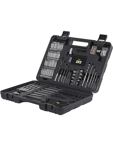 ASSORTIMENT EMBOUTS ET ACCESSOIRES DE PERCAGE 201PC CATERPILLAR ( CAT ) - OUTILLAGE ELECTROPORTATIF 