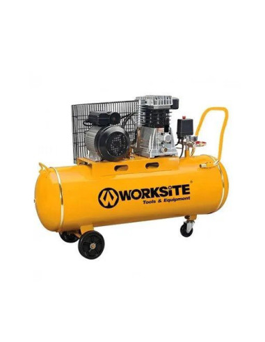 COMPRESEEUR AVEC COURROIE 100L WORKSITE - CHANTIERS 