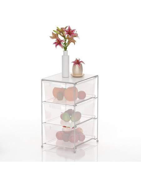 Panier à trois niveaux (36cm*29cm H:52cm)  - Nos catégories 