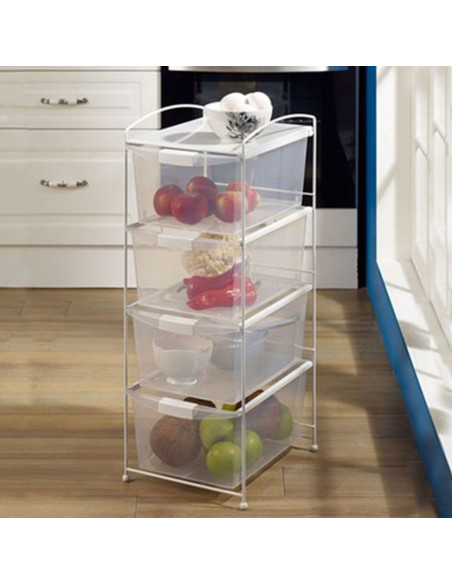 Panier à quatre niveaux (36cm*29cm H:67cm)  - Nos catégories 