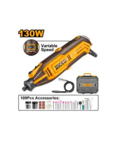 Mini perceuse + 52 accessoires en coffret 130W - INGCO - nadaf.ma