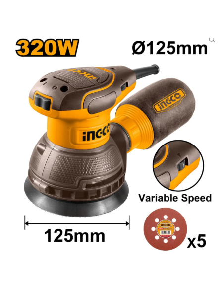 Ponceuse orbitale 320W - nadaf.ma