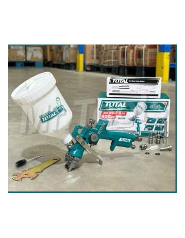 PISTOLET DE PEINTURE PRO HVLP 600cc - TOTAL