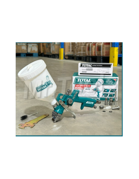 PISTOLET DE PEINTURE PRO HVLP 600cc - TOTAL