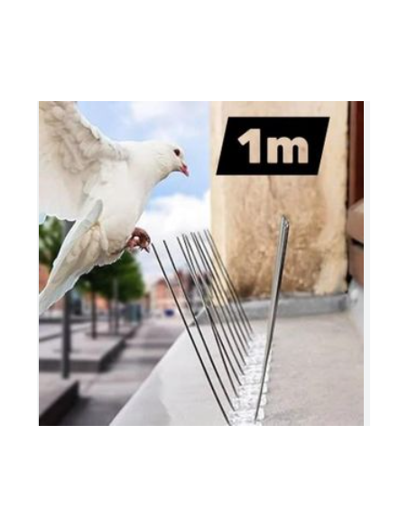 ANTI PIGEONS BARRIERE INOX 10 M
