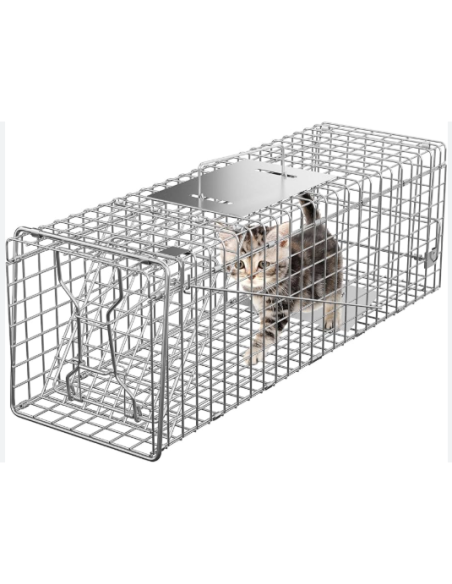 CAGE METALLIQUE CAPTURE CHATS- nadaf.ma