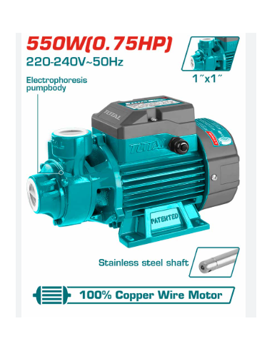 Pompe à eau périphérique 550W