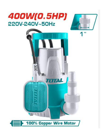 Pompe submersible pour eaux propre TOTAL