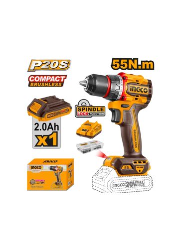 VISSEUSE 20V  BRUSHLESS 1 BATTERIE INGCO