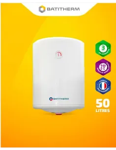 Chauffe-eau électrique verticale 50L - Batitherm