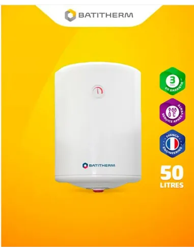 Chauffe-eau électrique verticale 50L - Batitherm