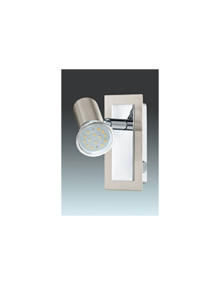 LAMPE LS/1 GU10 NICKEL-MATT/CHROM 'BUZZ 1' - EGLO EGLO - DÉCORATION 