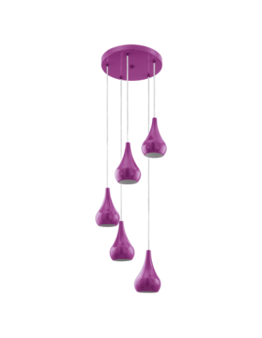 LAMPE HL/5 E14 PURPLE 'NIBBIA' - EGLO EGLO - DÉCORATION 