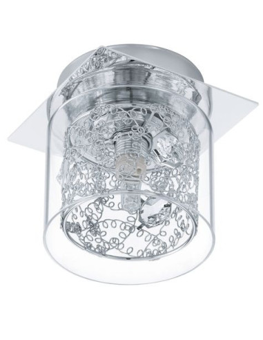 LAMPE CL/1 G9 chrome/clear/crystal'PIANELLA' - EGLO EGLO - DÉCORATION 